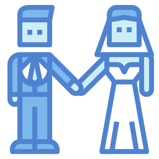 Bride and groom